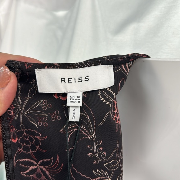 Reiss Billie-printed dress size 8 - Picture 9 of 10
